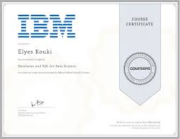 ibm data science professional certificate