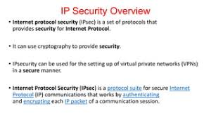 ip security in cryptography