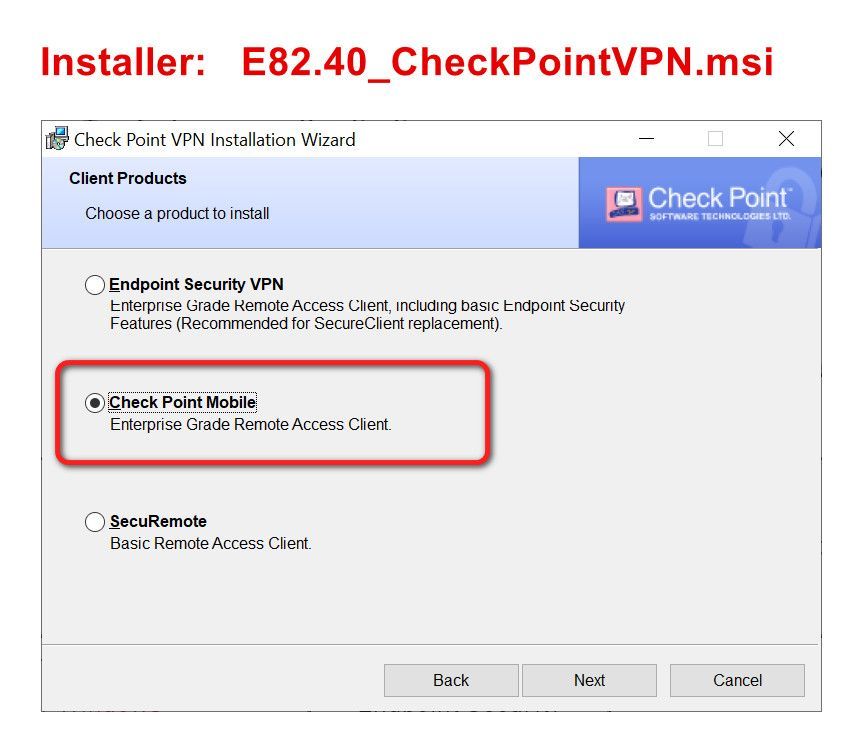 checkpoint vpn endpoint security