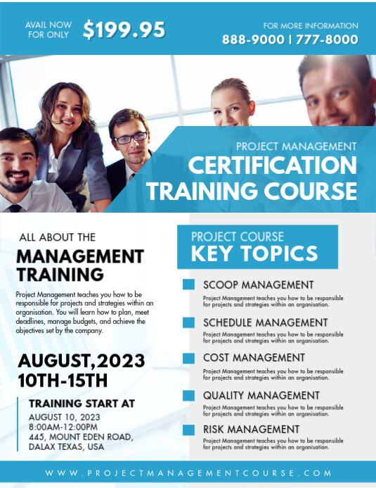 project management training