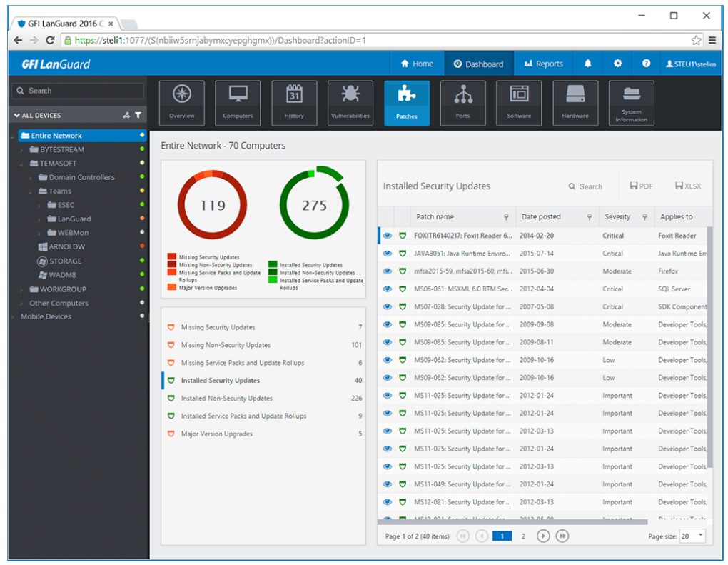 windows network management software